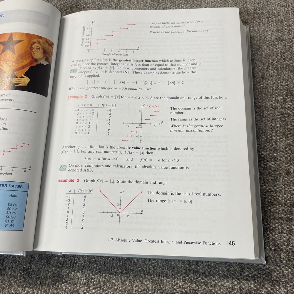 Prentice Hall Advanced Mathematics : A Precalculus Approach, 1993 Textbook Math - Picture 7 of 16